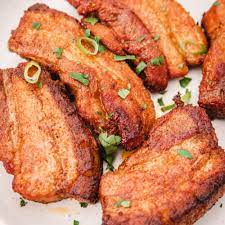 oven baked pork belly slices the