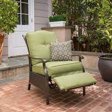 Outdoor Patio Recliner Green