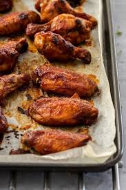 oven baked barbecue en wings
