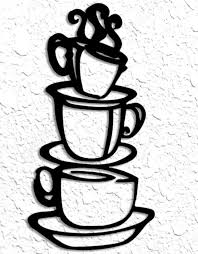 Stl File Coffee Bar Wall Art Drink Bar