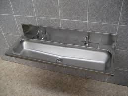 stunning stainless steel trough sink