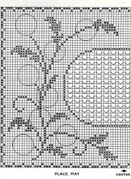 Embossed Daisy Placemat Free Filet Crochet Pattern Vintage