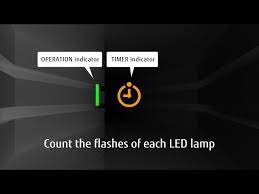 how to count the led l flashing