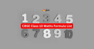 Maths Formulas For Class 10