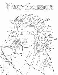 The drawings are done really well and it chronicles the first book of the series. Medusa From Percy Jackson Coloring Page Free Printable Coloring Pages For Kids