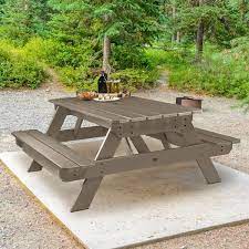 National Plastic Outdoor Picnic Table