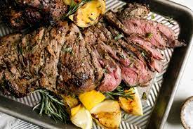 erflied grilled leg of lamb with