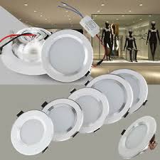Dimmable Led Recessed Ceiling Light Downlight Bulbs 3w 5w 7w 9w 12w Fixture Lamp Ebay