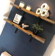Industrial Floating Shelf With Flat