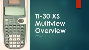 overview of ti 30xs multiview you