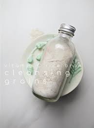 diy cleansing grains with vitamin c