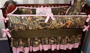 Camouflage Girl Crib Bedding Hot