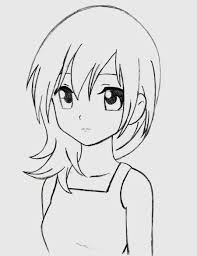 Easy anime sketches google search art drawings easy drawings. Cute Anime Characters Anime Drawing Easy Girl Novocom Top