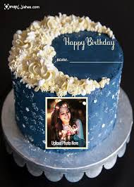 birthday cake photo frame editor