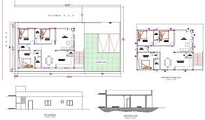 Sectional Elevation Drawing Dwg File