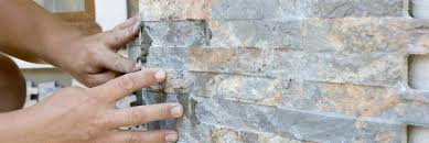 how to install stone wall cladding in