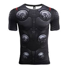 Avengers 3 Thor 3d Printed T Shirts Men Compression Shirt 2018 New Cosplay Costume Short Sleeve Tops For Male Black Friday Cloth