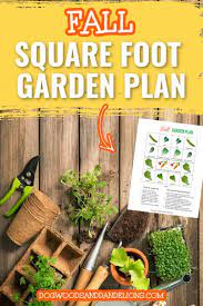Fall Square Foot Garden Plan Dogwoods