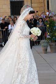 Luxembourg's royal wedding eliminates europe's last bachelor heir. Princess Claire Of Luxembourg Is Picture Perfect In Elie Saab Wedding Gown Royal Wedding Gowns Royal Wedding Dress Wedding Dresses