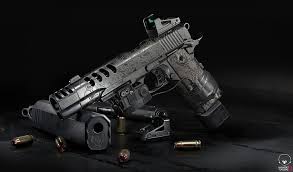Gun, weapons, weapon, engraving, custom, M1911, M1911 pistol, Kimber, 3D  Wren, HD wallpaper | Wallpaperbetter