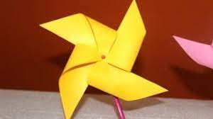 diy how to make paper windmill that