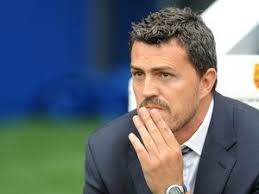 Brighton boss Oscar Garcia on the touchline during a game with Burnley on August 24, - oscar-garcia-brighton--hove-albion