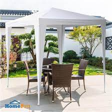 Gazebo Canopy Tent Spring 3x3m White