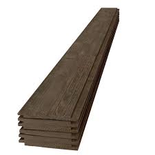 Barn Wood Dark Brown Pine Shiplap Board