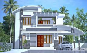 2140 Square Feet Double Floor House In