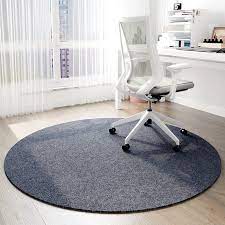 round carpet bedroom office computer