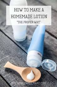 how to make a simple homemade lotion