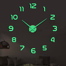 Luminous Wall Clock Modern Design Watch