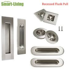 Details About Rectangle Square Round Kitchen Cabinet Recessed Flush Pull Sliding Door Knobs