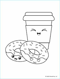 Download more coffee coloring pages! 11 Free Printable Donut Coloring Pages Mombrite