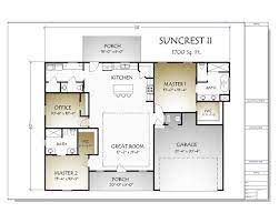 Suncrest Ii House Plan 1700 Heated