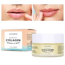 avashine lip sleep mask with collagen