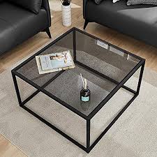 Saygoer Glass Coffee Table Small