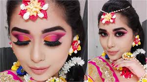 bridal haldi ceremony makeup tutorial