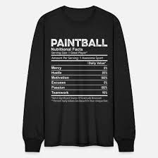 funny paintball nutrition facts player