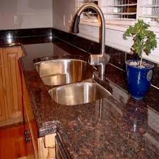 17 mm brown granite slab for kitchen