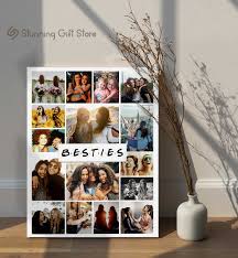 personalized bestie collage canvas