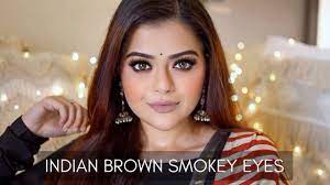 indian brown smokey eyes tutorial for