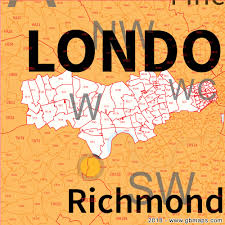 west london postcode area district and