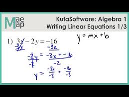 algebra 1 worksheets kuta