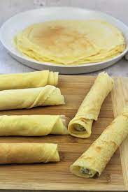 crepe cannelloni with ricotta and