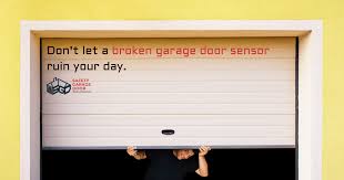 garage door sensor replacement safety