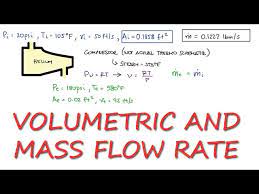 Volume Flow Rate In A Compressor