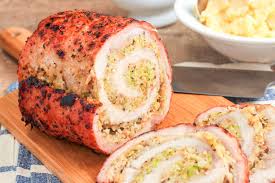 roasted pork loin with stuffing recipe