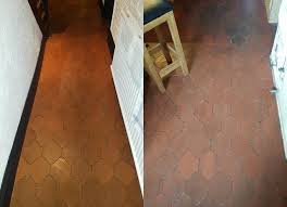 quarry tile floor and grout wax