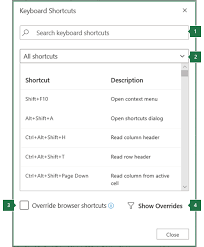 Keyboard Shortcuts In Excel Office Support